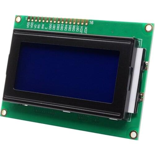 Glyduino 1604 16x4 1604 Character LCD Display Module with Blue Backlight Color