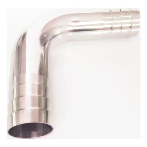 1" 25mm OD Hose Barb 304 Stainless Steel Sanitary 90 Degree Elbow Pipe Fitting For Home Brew Homebrew Wine Beer Brewing
