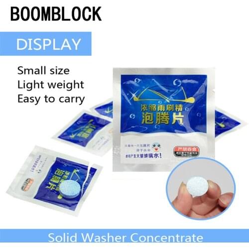 1Pcs Auto Glass Cleaner Screenwash Concentrate Sheet For Fiat VW Polo Golf MK4 MK7 Touran T5 Bora Skoda Rapid Fabia Yeti Super