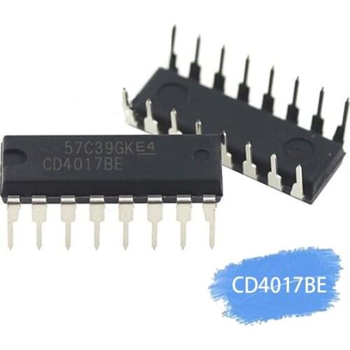 10pcs/lot CD4017BE DIP16 CD4017 DIP CD4017B new and original IC