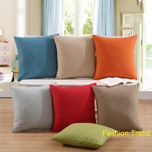 10pcs/lot multi colors fashionable square shape pillow cover exquisite home decoration cushion cover