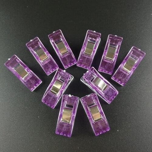 20pcs Clips DIY Plastic Sewing Fixed Clips Patchwork Crafts Plastic Garments Clips Crafts DIY Scrapbooking Sewing Accessories