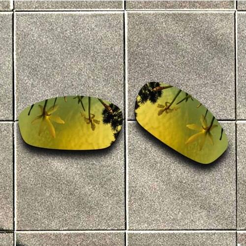 24K Gold Polarized Sunglasses Replacement Lens for-Oakley Blender Frame 100% UV Protection Good Fitness