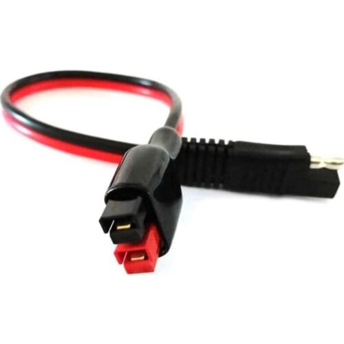 30CM SAE Connectors with A~nderson Powerpole 30AMP Connectors 12AWG Cable for Battery Charger Connectivity