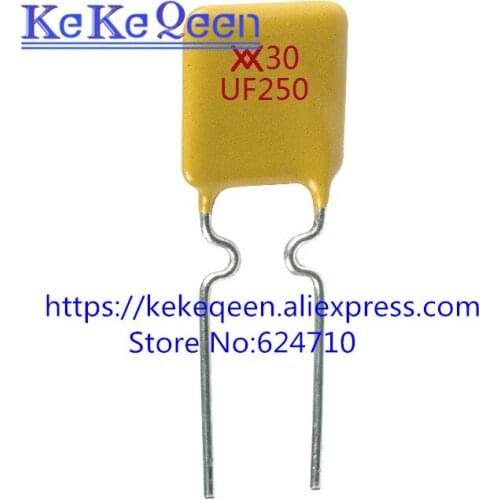 50PCS/LOT Self Recovery Fuse RUEF250 X30UF250 30V 2.5A 2500MA PPTC
