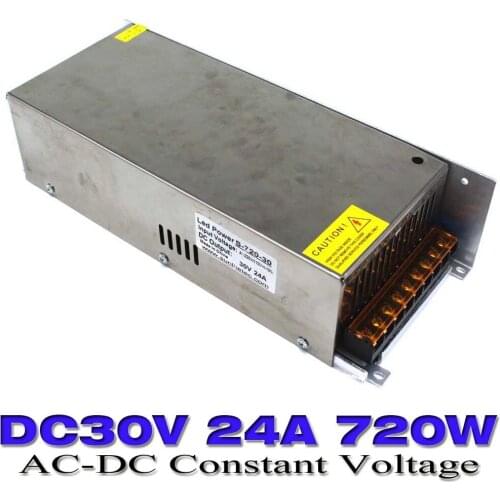 720W 30V 24A Switching power supply input 220v for LED Strip light Motor CCTV CNC Transformer AC to DC30V power Adapter