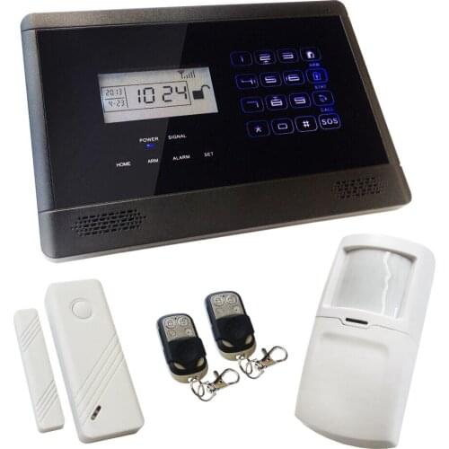 New Wireless&Wired GSM Autodial Intruder Burglar House Alarm Solution Touch Keyboard