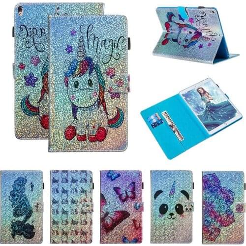 Easterm Glitter Wallet PU Leather PC Tablet Protective Cover For iPad Pro1110.2 iPad Air 10.5 5 6 8 Samsung T510 T515 T500 P610