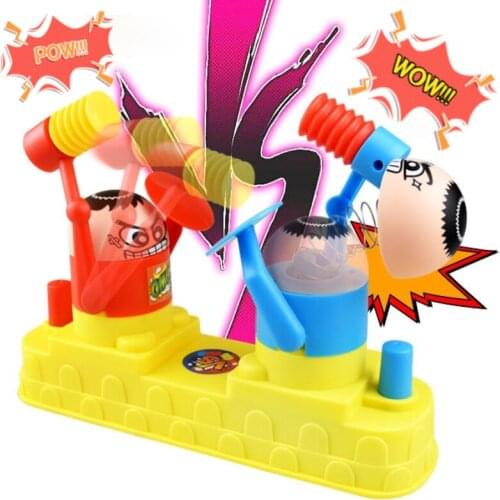 Parent-child Interactive Battle Table Game Funny Boy Toy Girl Spring Sledgehammer Funny Gift for Children with Autism Adult
