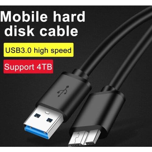 Hard Drive Cable Stable Plug Play PVC USB 3.0 to Micro B Adapter Line for Samsung Note