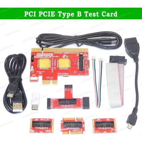 KQCPET6 V8 Multifunction PC Laptop Android ​phone Tester Diagnostic Test Card Debug Support LPC,PCI,PCI-E,MiniPCI-E,EC