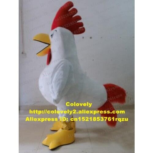 Chicken Chook Cock Rooster Hen Chick Mascot Costume Adult Cartoon Character Lovely Annabelle Fancy High-end zz6777