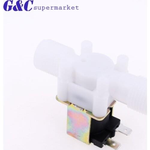 1/2" N/C Magnetic Electric Solenoid Valve Water Air Inlet Flow Switch 12/24/220V