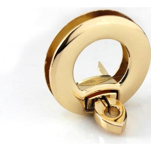 1pcs Metal Bag Turn Lock Twist Lock Clasp for Leather Craft Women Bag Handbag Shoulder Bag Purse DIY Hardware Accessories