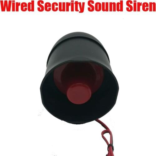 Outdoor Wired Security Sound Siren Horn DC12V 15W 115dB Loud High Volume Home Intrusion Fire Alarm System