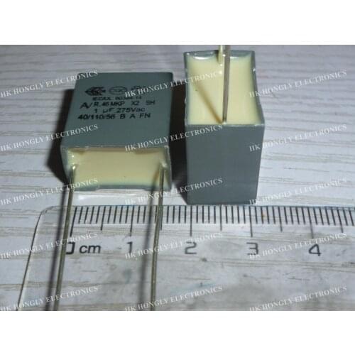 30PCS R.46 R46 MKP X2 SH 1UF 275VAC 105M 20% P=15mm Film Capacitor