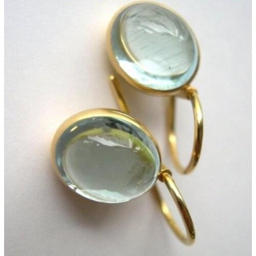 Luxury Jewelry Earrings for Women Oval Cut Gems Simple Aesthetic Halloween Accessories Jewelry Accessories Aesthetic Accessories