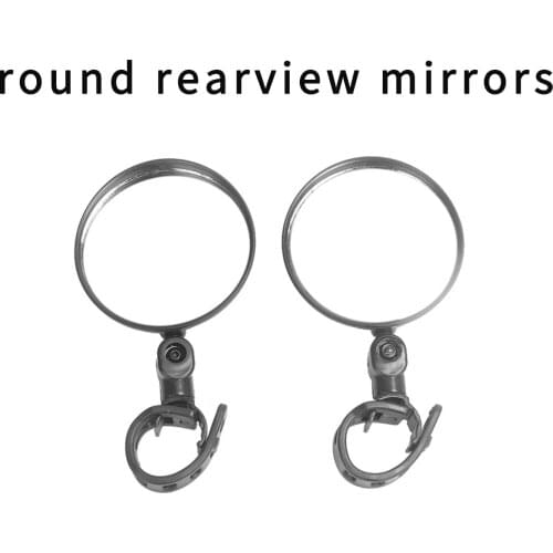 Scooter Handlebar Inverted Rearview Mirror Rotate Wide-angle Bicycle Scooter Parts Replacement Accessories For Xiaomi Mijia