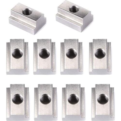 T Slot Nuts for Toyota Bed Deck Rail, 10 PCS Nuts for Tacoma - Cleats, Tie Downs and Accessories 3/8Inch-16 Thread
