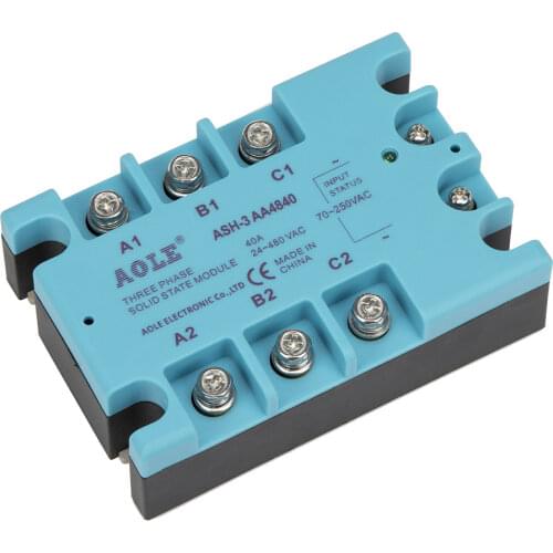 TSR-40AA three phase AC to AC 40A 90-480VAC solid state relay / SSR