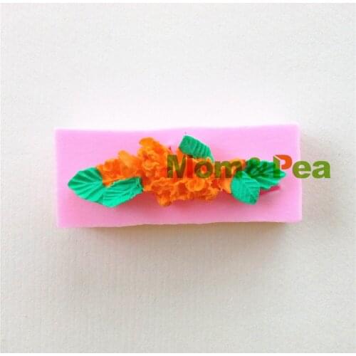 Mom&Pea 0827 Free Shipping Mini Flower Shaped Silicone Mold Cake Decoration Fondant Cake 3D Mold Food Grade