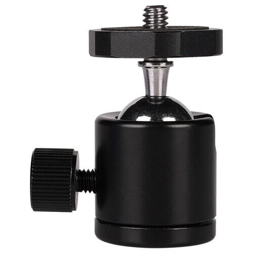 1/4" Screw Tripod Mini Colored metal Ball Head for DSLR Camera Camcorder Light Bracket Swivel