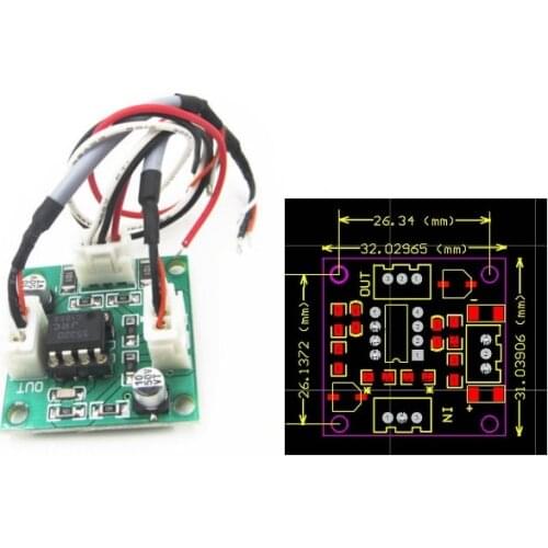 1PCS NE5532 OP-AMP HIFI Audio Preamplifier Dual Preamp Board for Bluetooth Pre-amp