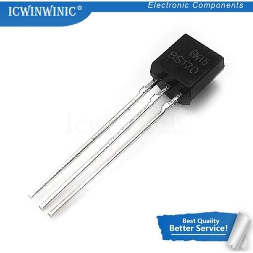10piece BS170 TO-92 TO92 triode transistor new original In Stock