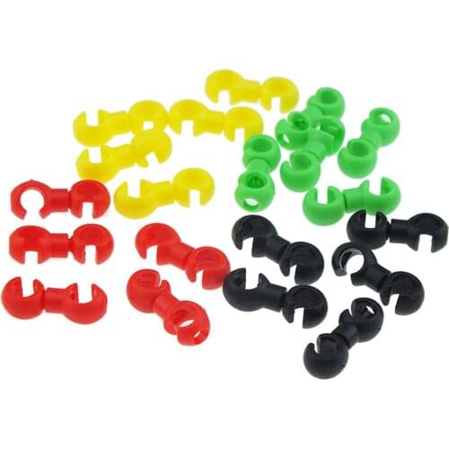 10pcs Cycle Bicycle Parts MTB Brake Gear Cable S Style Clips House Hose Guid Bike Accessories