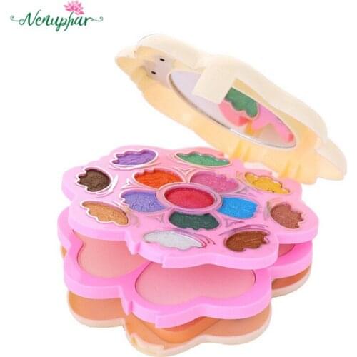 23 Colors Flower Makeup Set Box Make Up Kit Sets Eyeshadow Lip Gloss Foundation Powder Cosmetics Maquiagem Clara Escura