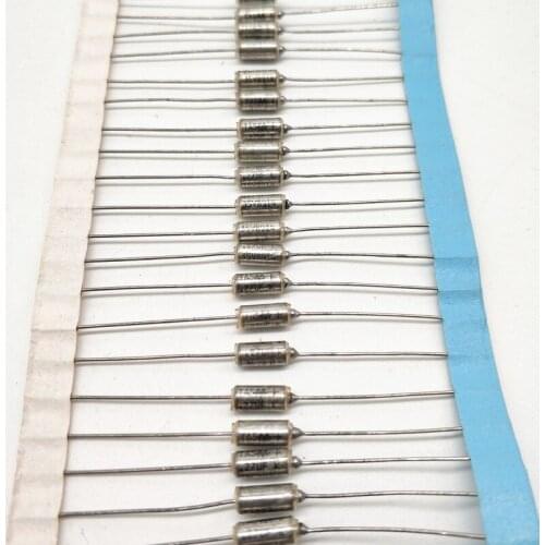 5pcs Original TAS 35V 0.27uF metal shell axial silver tantalum electrolytic capacitor 35V0.27uF