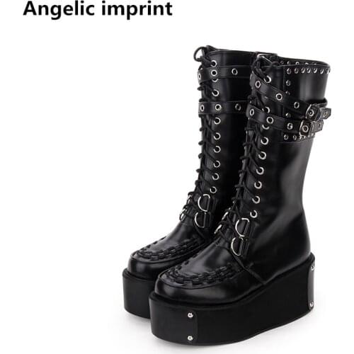 Angelic imprint Women's High Boots