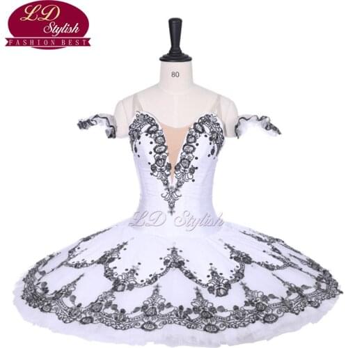 New Arrival Adult White Professional Ballet Tutu Costumes The Swan Lake Performance Competition Stage Wear Girls Ballet Skirt