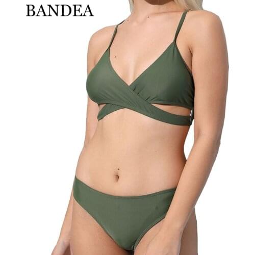BANDEA 2019 bikini women sport swimwear swimsuit bandage push up bathing suit bikini set