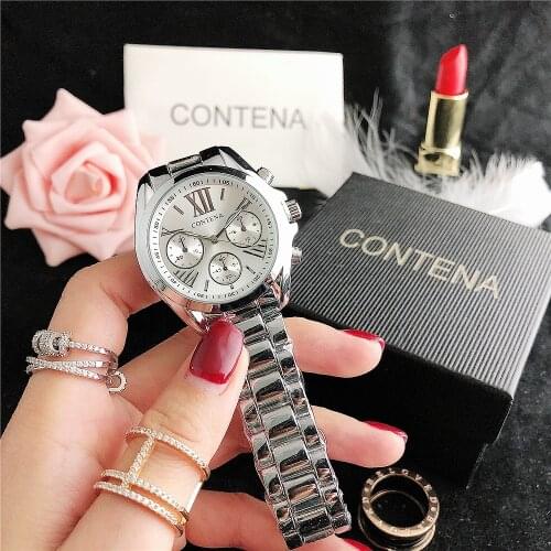 Luxury Bear Women Watches Fashion Crystal Quartz WristWatch Dress Ladies Stainless Steel Clock Female Relogio Feminino