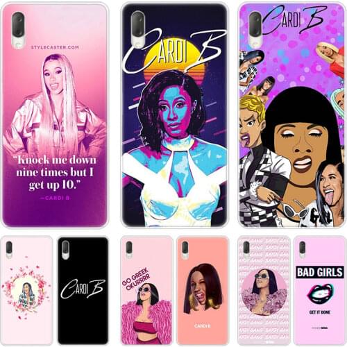 Rap Singer Cardi B Hard Case For Sony Xperia L1 L2 L3 X XA XA1 XA2 Ultra E5 XZ XZ1 XZ2 Compact XZ3 M4 Aqua Z3 Z5 Premium Cover