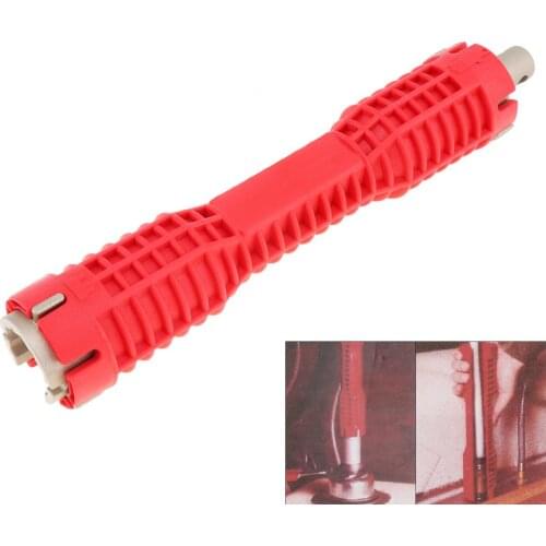 Water Pipe wrench Extra Long Design Multifunction Screw Nut Anti-Slip Double Head Wrench for Faucet and Sink Installer