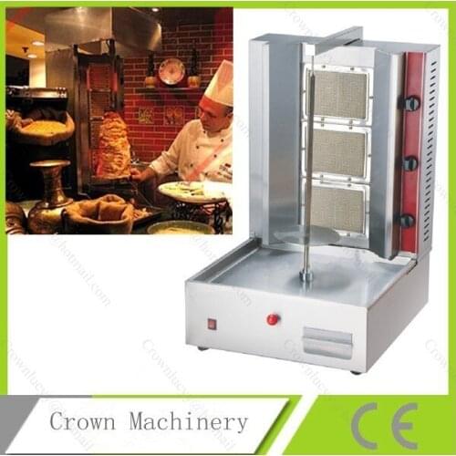 Gas Doner Kebab Machine; Gas vertical broiler with 3 burners
