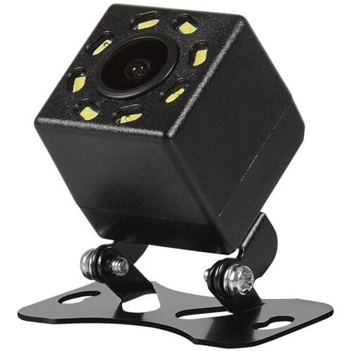 HD Car reversing camera 8 LED Light Wide Angle Car Rear View Camera Universal Car Reverse Camera with Night Vision Waterproof