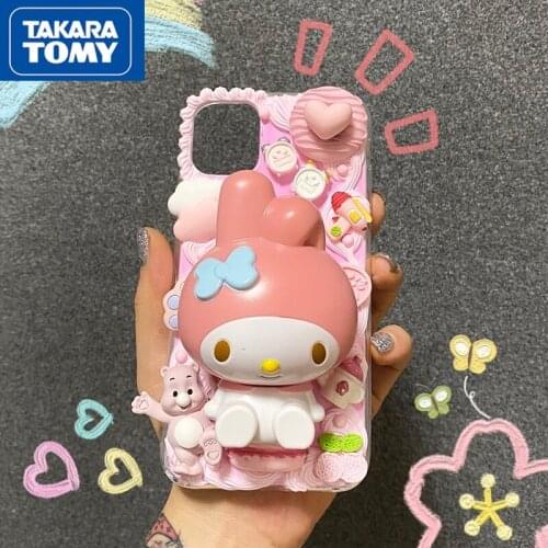 Takara Tomy Cartoon Creative Creamy Glue Phone Case for IPhone 7/8P/X/XR/XS/XSMAX/11/12PRO/12 Phone Couple Protection Case