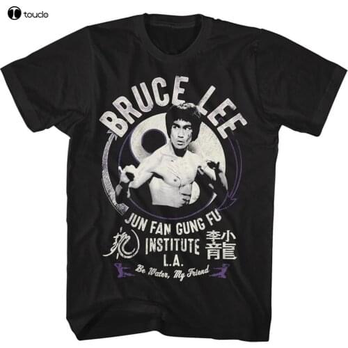 Hot Sale Men T Shirt Fashion BRUCE LEE JUNFANGUNGFU BLACK ADULT Short Sleeve T-Shirt Summer T-shirt