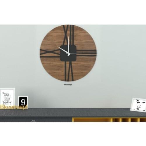 Matteo Wall clock walnut Decoration Living Room Wall Decor Home Living Room Decoration