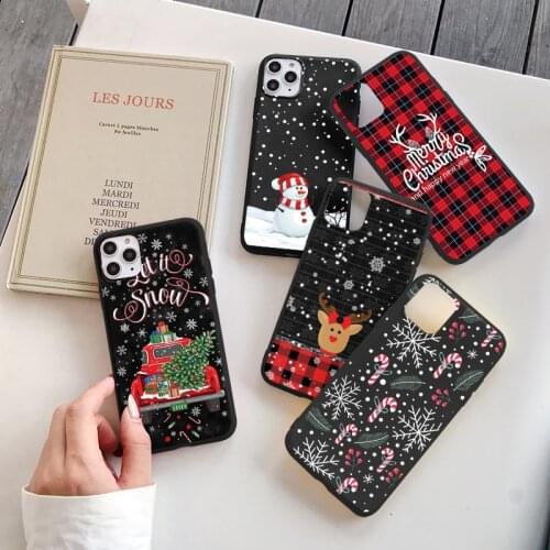 Cartoon Christmas Funda For Xiaomi Poco M3 F3 X3 NFC Mi A3 10T 11 Lite Redmi Note 8T 8 9T 9S 9 10 10S 7 6 5 Pro 9A 9C Cover Case