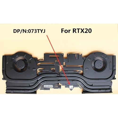 New Laptop CPU/GPU cooling Radiator Heatsink&Fan for Dell Alien-ware ALW17 M17 R3 17R3 05R2VC AT2VQ003ZC0 073TYJ AT2VQ001ZC0