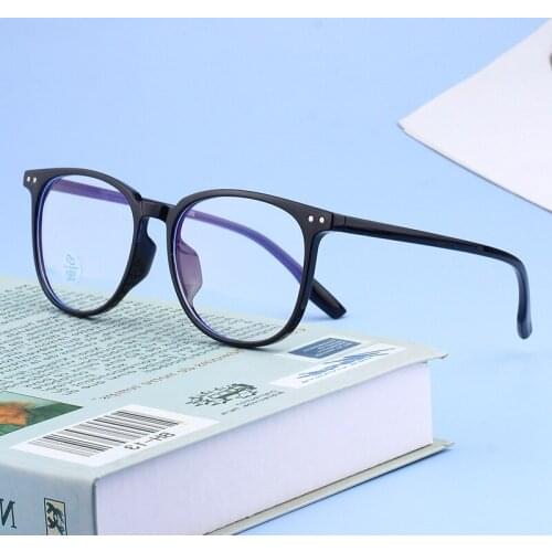 Anti Blue Light Blocking Glasses Frame for Women Square Transparent Clear Mens Computer Eyelgasses Classic Eyewear Gafas 2021