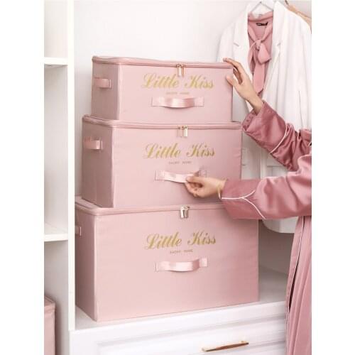 Wardrobe Organizer Clothes Quilt Storage Box Organizer for Clothes Large Lid Cardboard Boxes Closet Organizer Underbed Storage