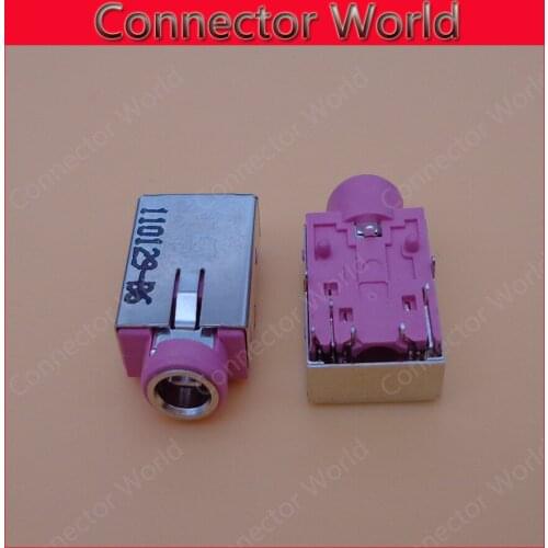 10-100pcs/lot DC Power Jack Connector for Lenovo Asus HP DELL etc. laptop earphone audio jack interface 8-pin