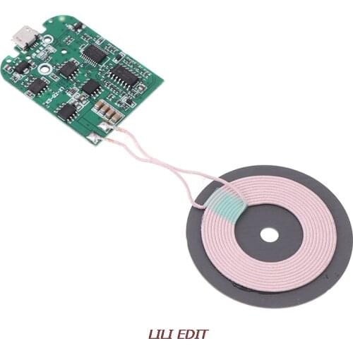 1pc Universal Portable 15W Qi Fast Charging Wireless Charger PCBA DIY Standard Accessories Transmitter Module Coil Circuit Board