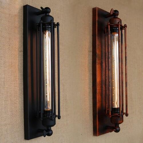 Loft Vintage Wall Lamps American Industrial Wall Light Edison Light 40W E27 Bedside Wall Fixtures Home Decoration Lighting