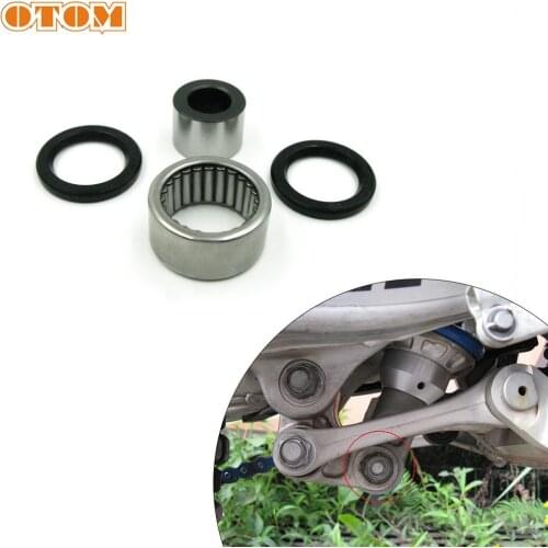 OTOM Motorcycle Rear Shock Lower Rocker Linkage ARM Triangle Lever Maintenance Kit Oil Seal Needle Bearing Sleeve For Yamaha YZF